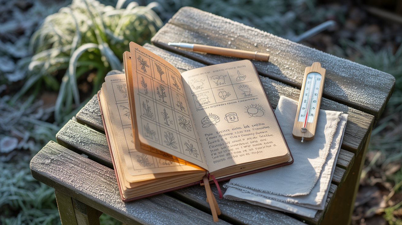 Journaling Frost and Weather in the Garden