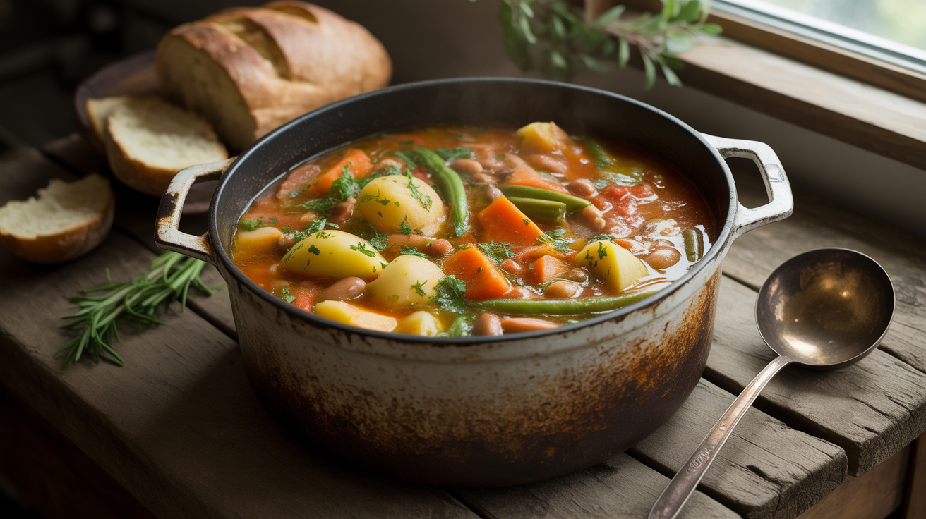 slow simmer garden stew