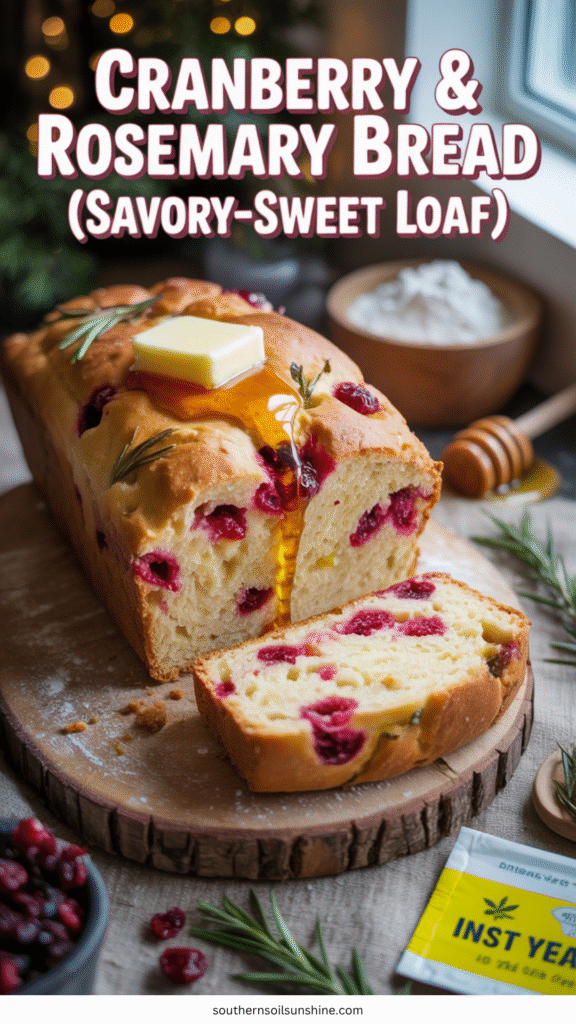 cranberry and rosemary bread