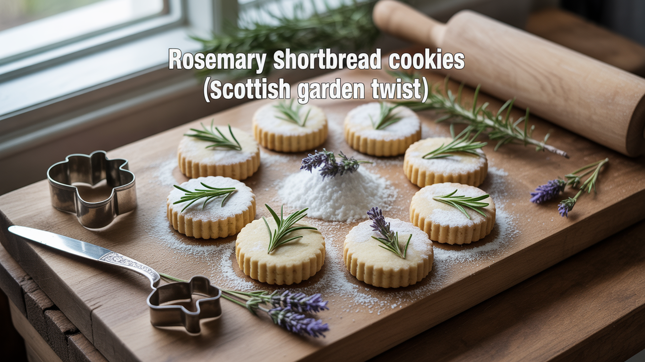 rosemary shortbread cookies