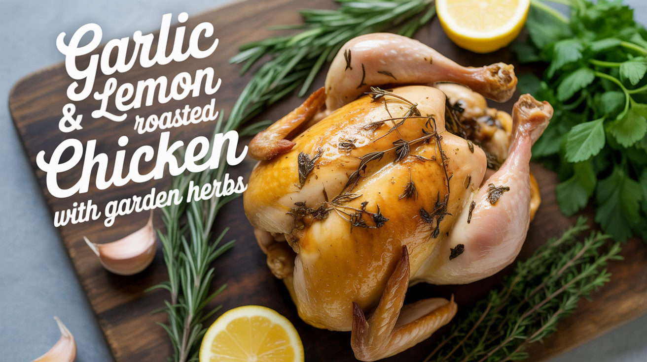 garlic and lemon roasted chicken