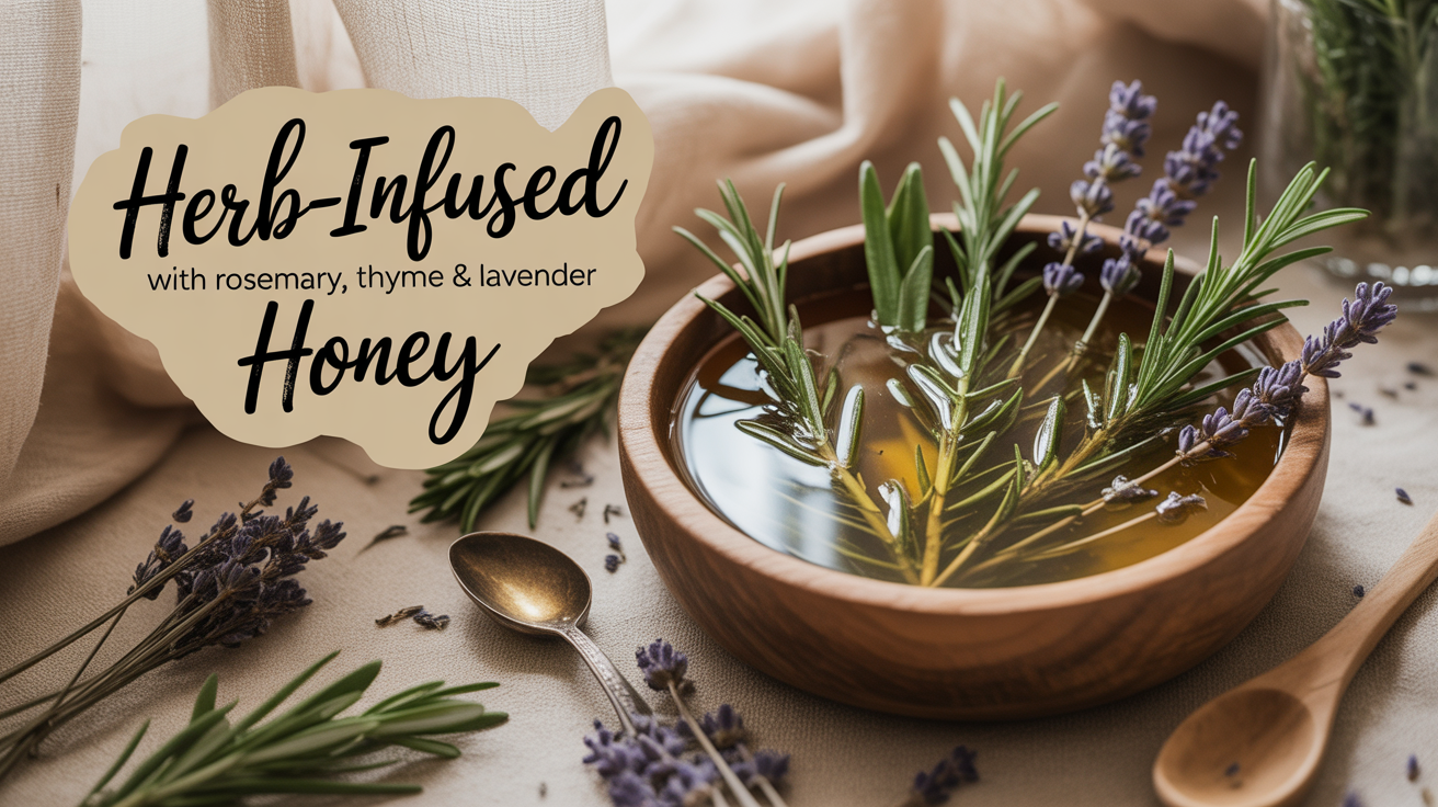 herb-infused honey