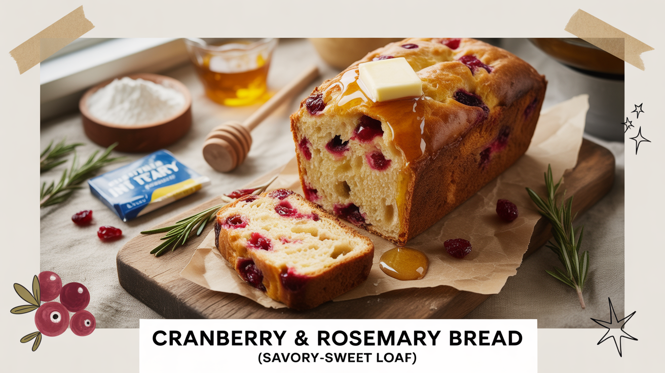 cranberry and rosemary bread