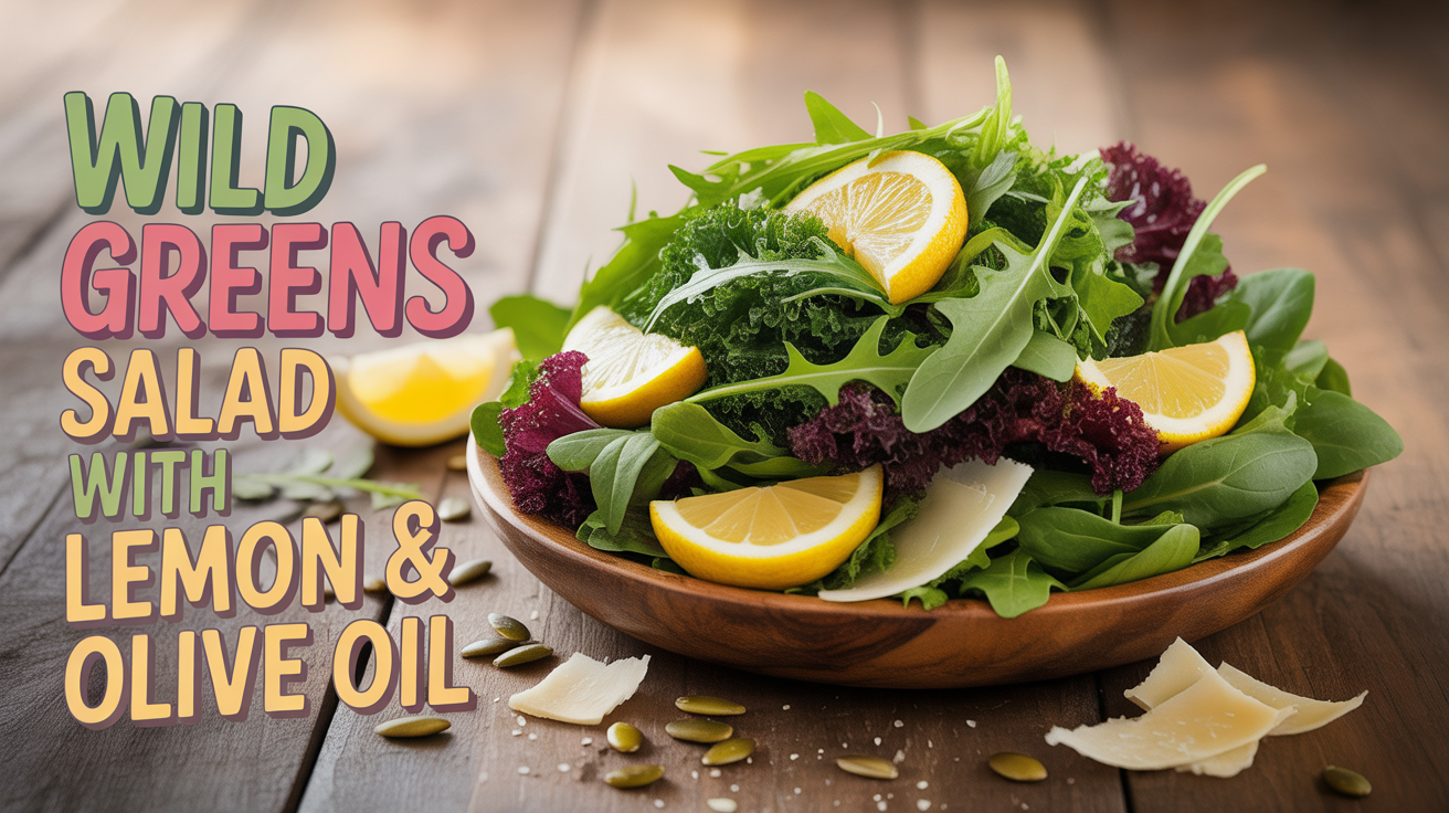 wild greens salad