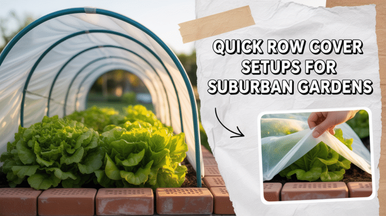 netting to protect fall seedlings