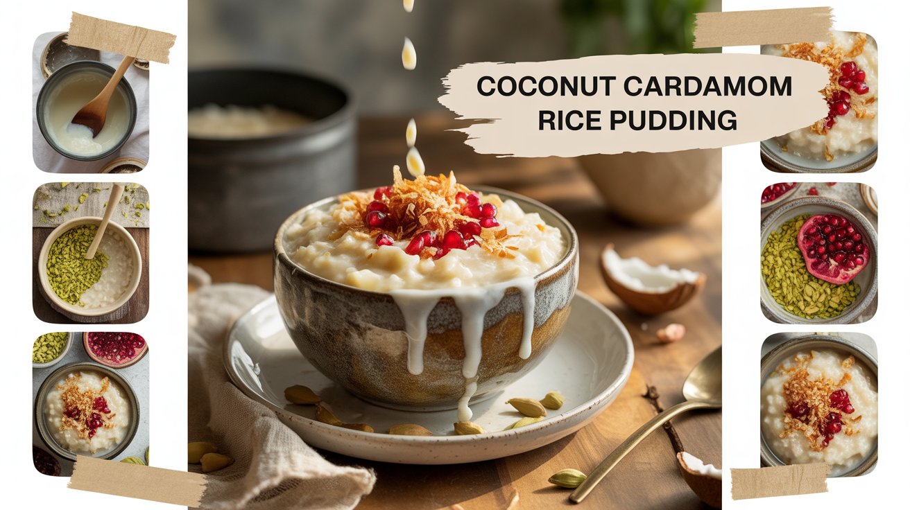 coconut cardamom rice pudding
