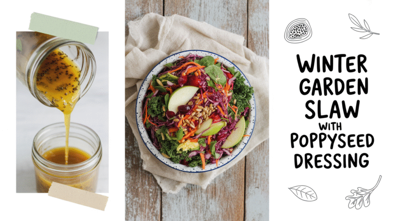 Winter Garden Slaw with Poppyseed Dressing