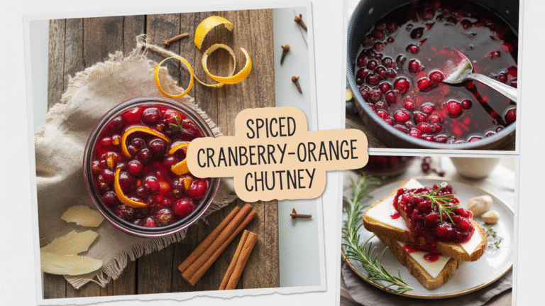 Spiced Cranberry-Orange Chutney