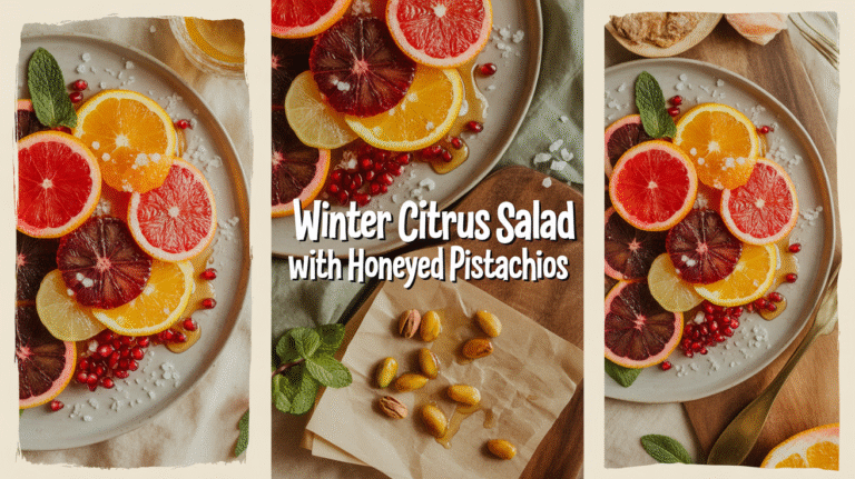 Winter Citrus Salad with Honeyed Pistachios