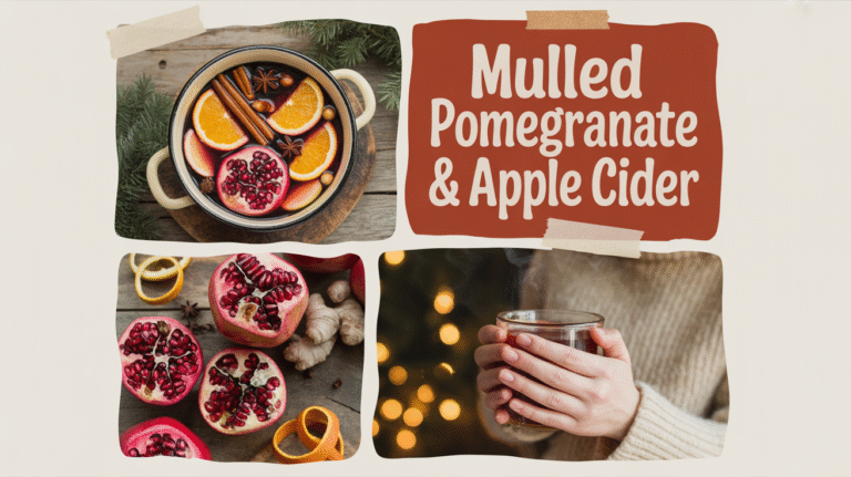 Mulled Pomegranate & Apple Cider