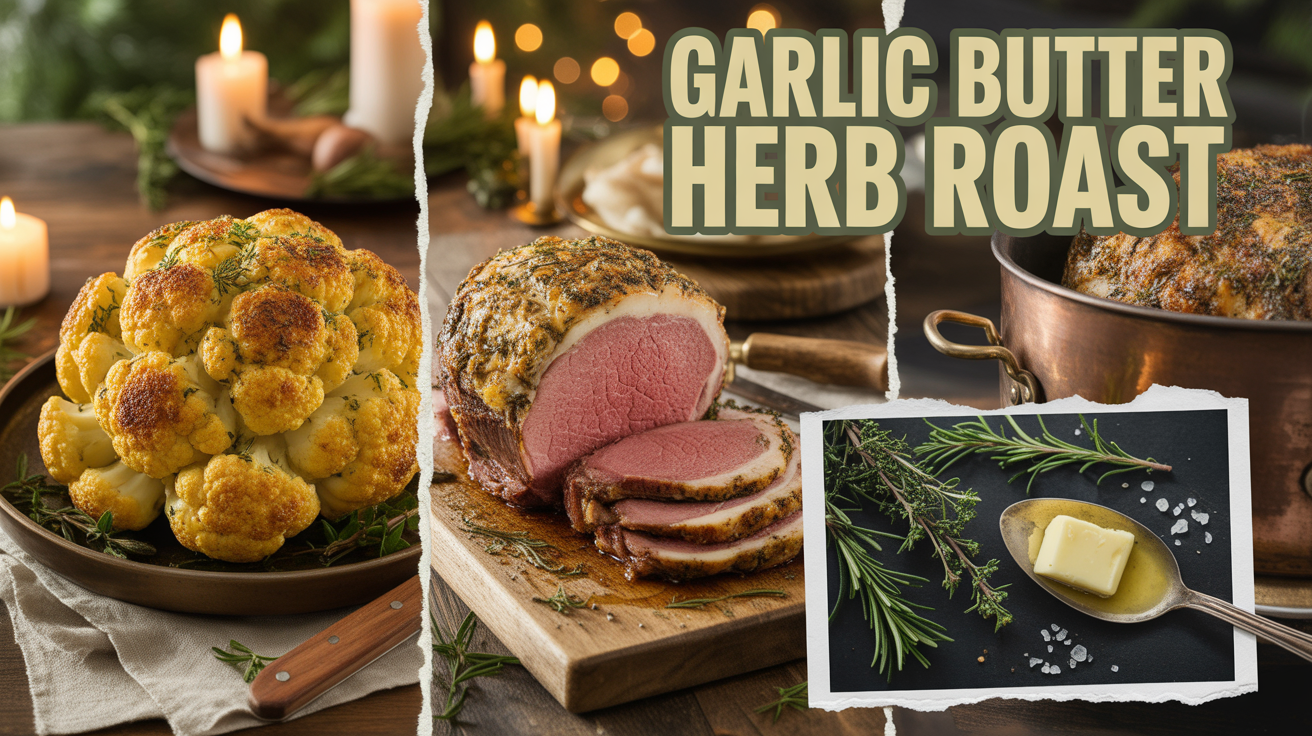 garlic butter herb prime roast