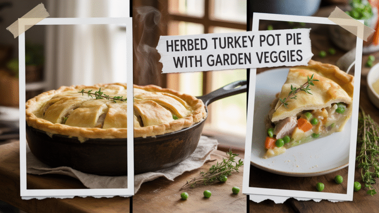 Herbed Turkey Pot Pie with Garden Veggies