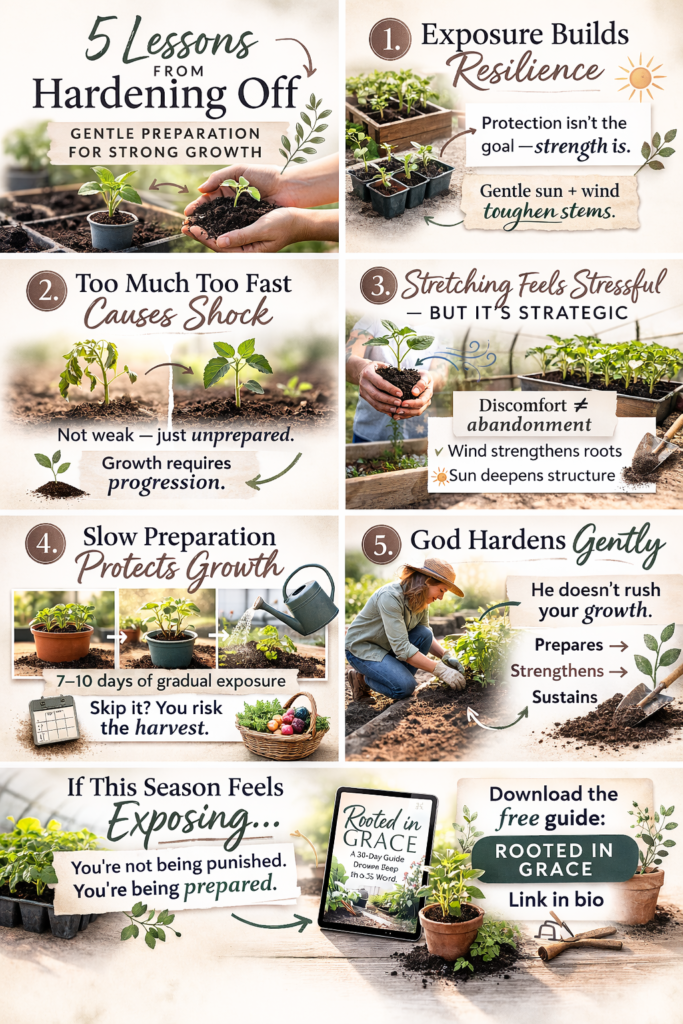 how to harden off seedlings