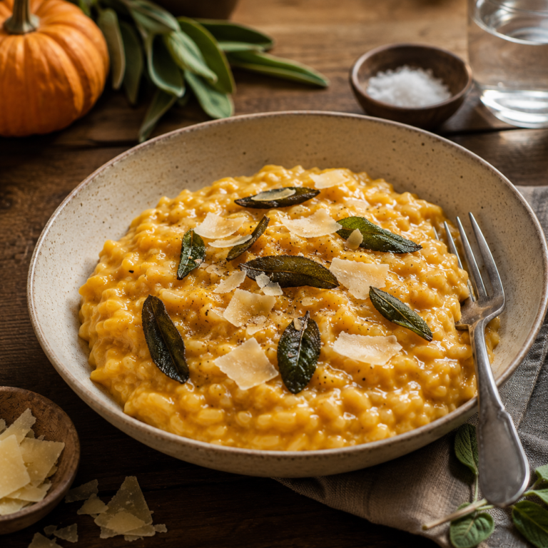 Butternut Squash and Sage Risotto
