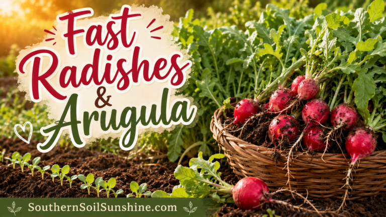 Fast Wins: Direct-Sowing Radishes and Arugula for a 30-Day Harvest