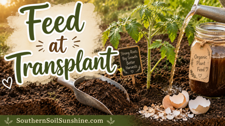 Feeding Tomatoes at Transplant: Compost Tea or Organic Fertilizer?