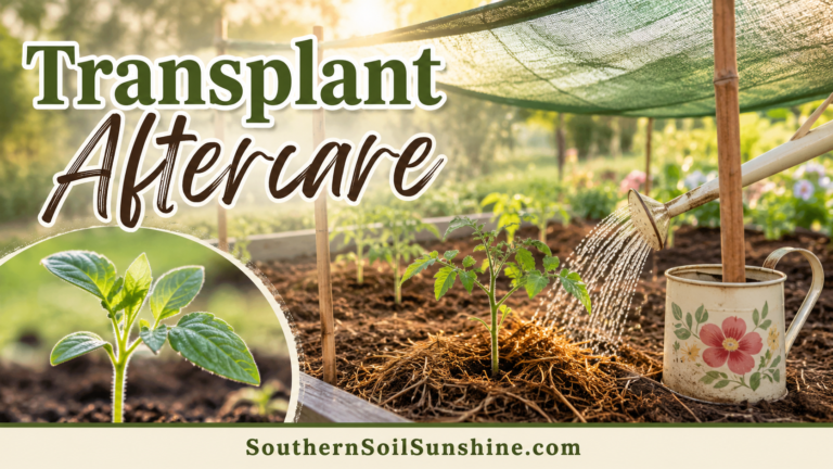 Aftercare for New Transplants: Deep Water, Good Mulch, and a Gentle Start