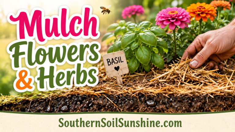 Mulching New Flowers and Herbs: Protecting the Small but Promising
