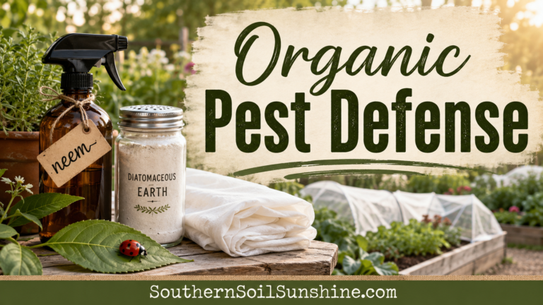 Setting Up Your Organic Pest Defense: Neem and Diatomaceous Earth in Spring