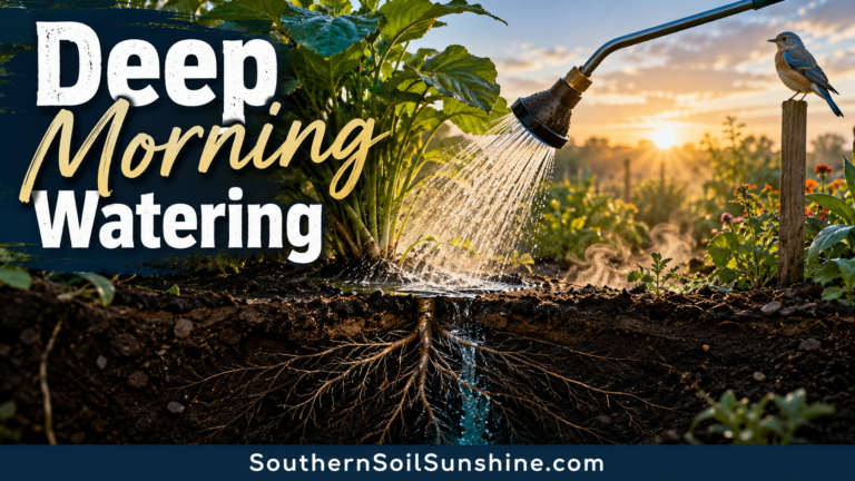 Early-Morning Deep Watering: Beating Evaporation as the Heat Builds