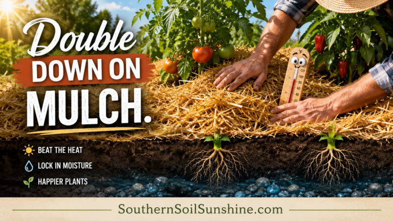 Doubling Down on Mulch: Extra Cover for Zone 9 Summer Heat
