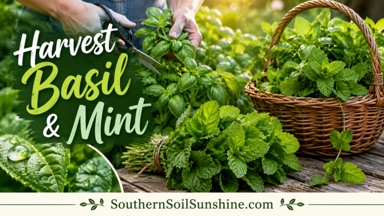 Harvesting Basil and Mint at Their Peak: Quick Blessings from the Herb Bed