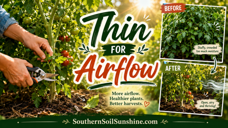 Thinning for Airflow: Opening Up Crowded Summer Plants to Prevent Disease