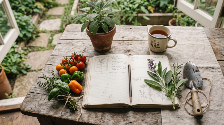 The Intuitive Garden Calendar: One Faithful Task (and One Recipe) for Every Day of the Year