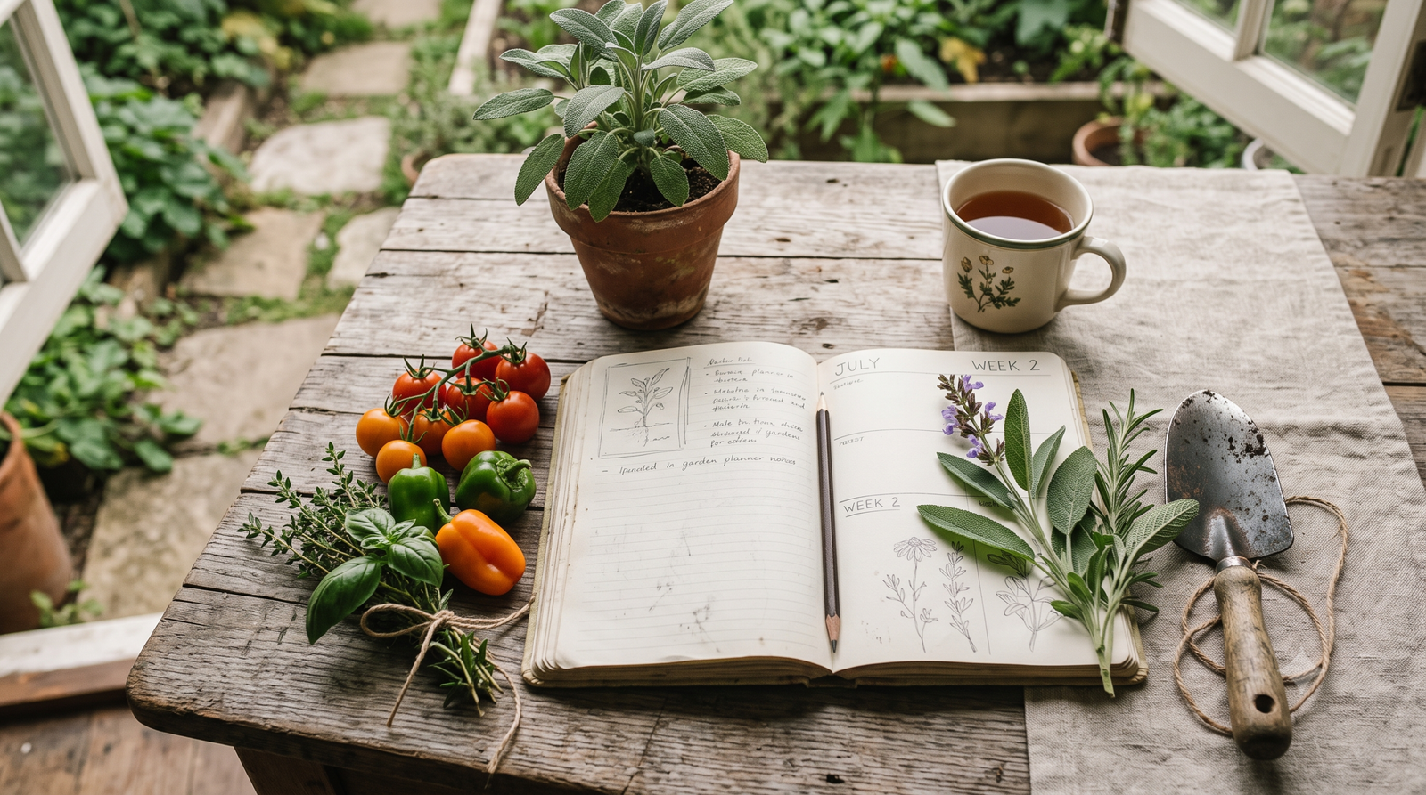 Intuitive Garden Calendar - Zone 8-9 printable planner