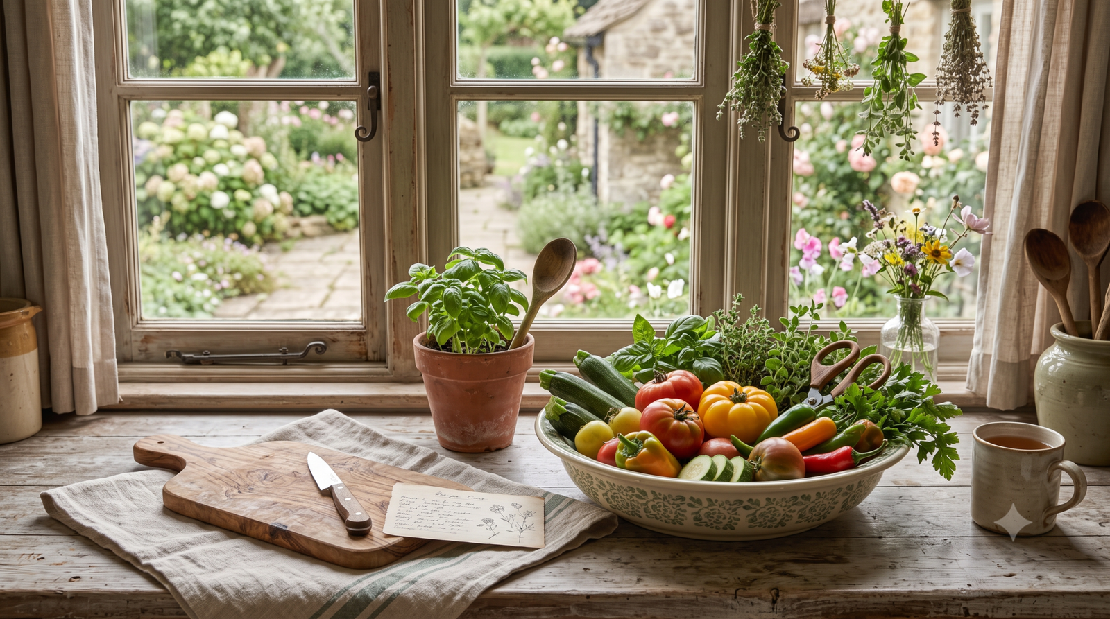 Garden-to-Table Recipe Calendar